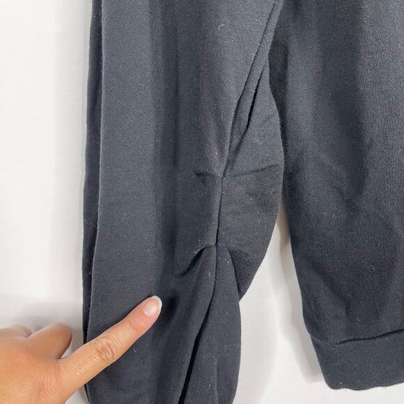 2/$30 ZARA One Shoulder Jumper Sweater Small Black Ruffle Balloon Sleeve #6152 - Picture 12 of 16